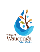 Village of Wauconda Public Works Department Logo